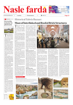 Historical Tabriz Bazaar: Maze of Interlinked and Roofed Brick