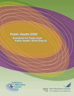 Public Health 2030 scenarios for Fargo Cass Public Health