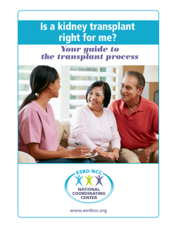 Is A Kidney Transplant Right for Me?