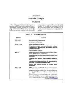 Scenario Example OUTLINE