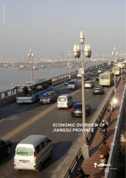 ECONOMIC OVERVIEW OF JIANGSU PROVINCE
