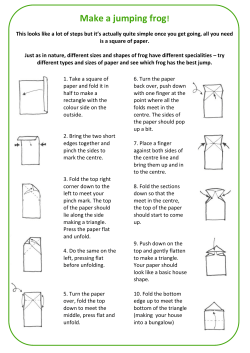 Make a jumping frog!