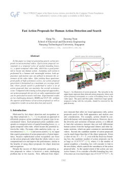Fast Action Proposals for Human Action Detection and Search