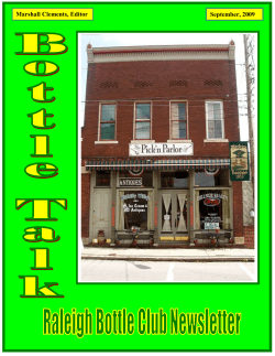 Marshall Clements, Editor September, 2009