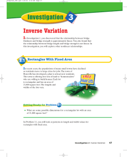 Inverse Variation