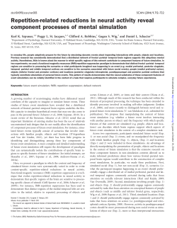 Repetition-related reductions in neural activity