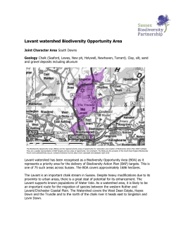 Lavant watershed Biodiversity Opportunity Area
