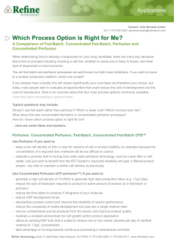 Which Process Option is Right for Me?