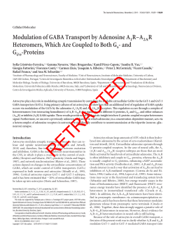 retracted - Journal of Neuroscience