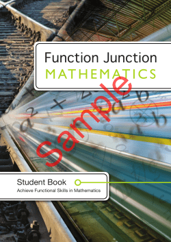 Function Junction: Mathematics