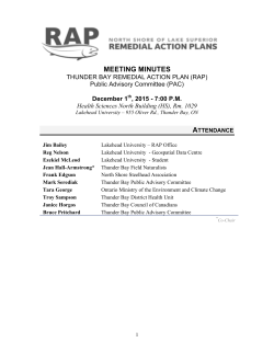 Minutes of previous meeting &ndash; December 1, 2015