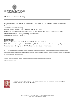 High and Low: The Theme of Forbidden