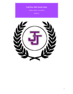 Cold War 1962: Soviet Union