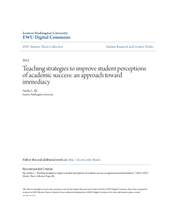 Teaching strategies to improve student perceptions of academic