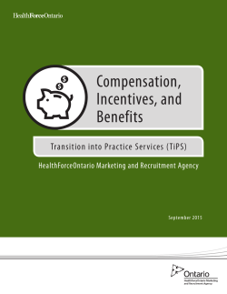 Compensation, Incentives, and Benefits