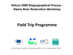 Natura 2000 Biogeographical Process