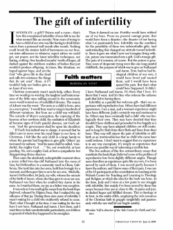 The gift of infertility