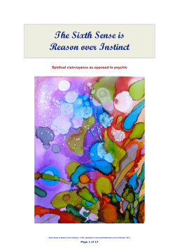 The Sixth Sense is Reason over Instinct