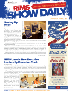 Monday - RIMS.org