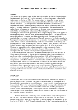 history of the devine family