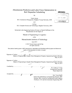 Absenteeism Prediction and Labor Force