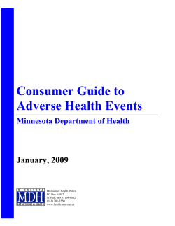 Consumer Guide - Minnesota Department of Health
