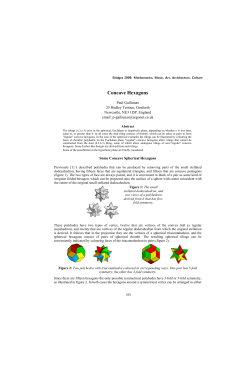 Concave Hexagons - The Bridges Archive