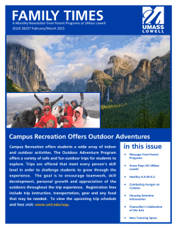 family times - UMass Lowell