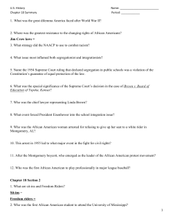 2. Where was the greatest resistance to the changing rights of A