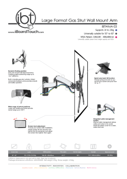 iBoardTouch IBTWMA03 Mount