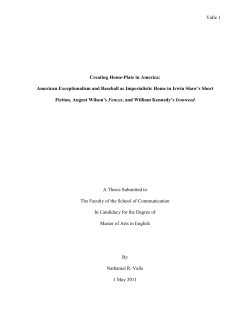 Creating Home-Plate in America: American Exceptionalism and