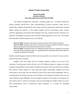 Brayfield_Nuclear Project Lesson Plan