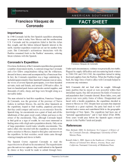 Francisco V&aacute;squez de Coronado - Learning Center of the American