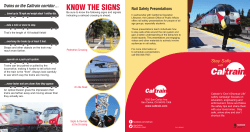 Rail Safety brochure