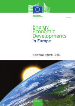 Energy Economic Development in Europe