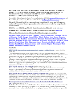 merrick garland: 638 editorials by over 300 editorial boards in every