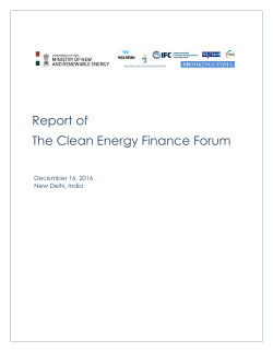 The Clean Energy Finance Forum