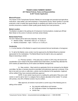 by clicking here - Transylvania Farmers Market