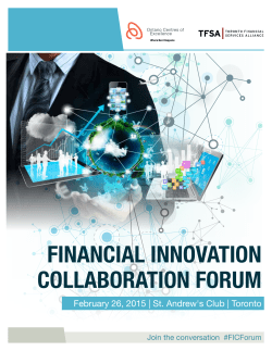 Document - Toronto Financial Services Alliance