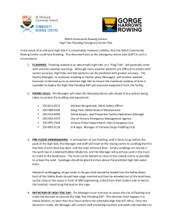 High Tide Flooding Emergency Action Plan In the