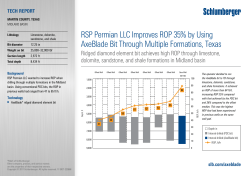 RSP Permian LLC Improves ROP 35% by Using