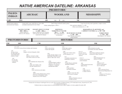 native american dateline - Arkansas Archeological Survey