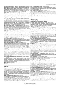 Persian Philosophy - James Madison University