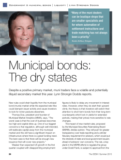 Municipal bonds: The dry states