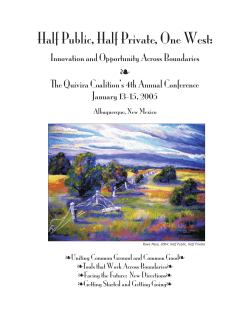 4th Annual Conference Program