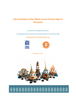 The Evolution of the Whole Grain Partnership in Denmark