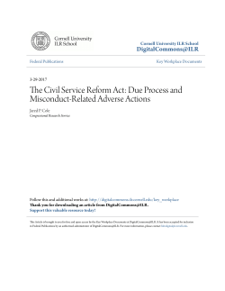 The Civil Service Reform Act - DigitalCommons@ILR