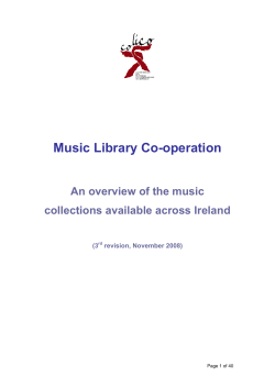 Music Library Co-operation