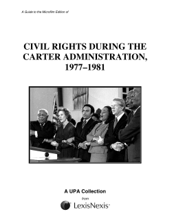 civil rights during the carter administration, 1977–1981