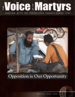 O - The Voice of the Martyrs